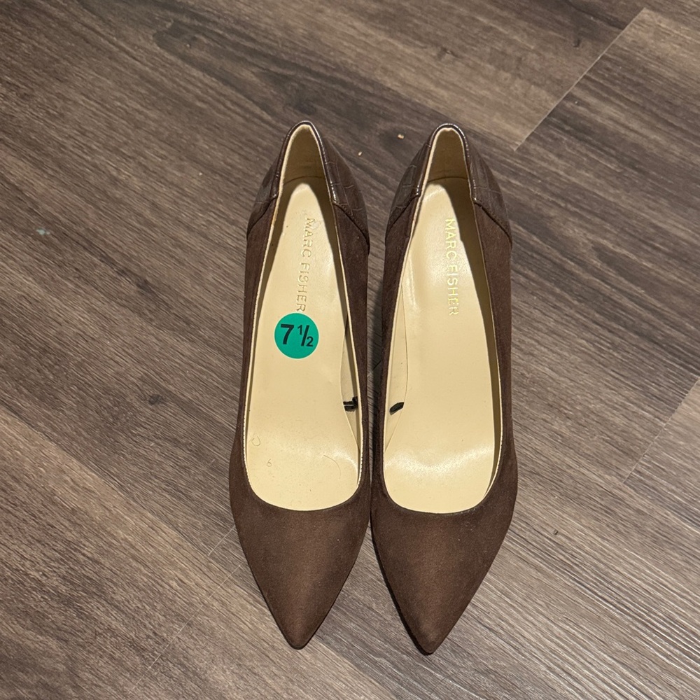 Marc Fisher Dark Brown Heels
